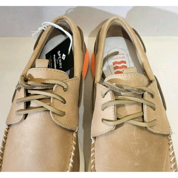 Sperry  Men's Top  Sider A/O Plushwave 2.0  Sand  Boat  Shoes  Size 9 M - Picture 10 of 16